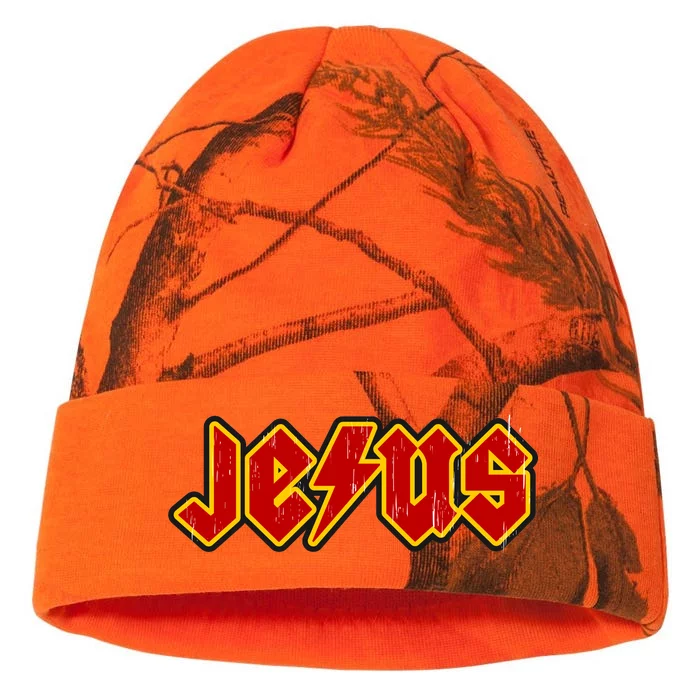 Jesus Rocks Logo Kati - 12in Camo Beanie