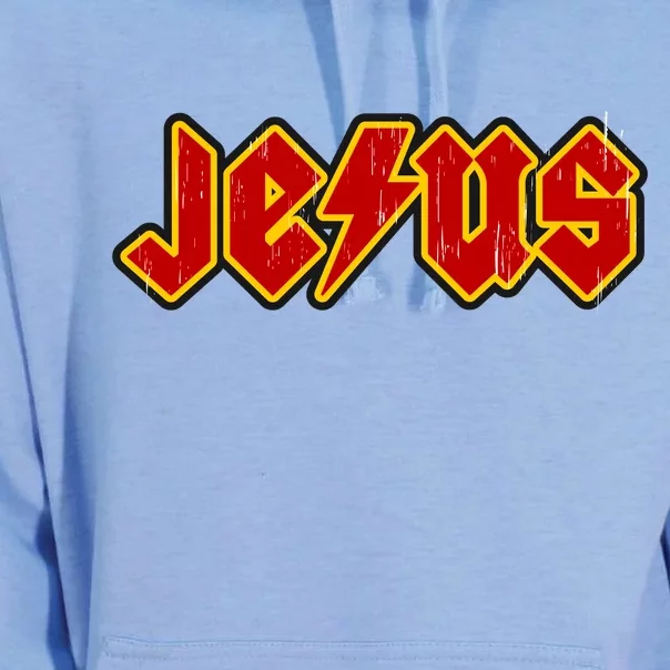 Jesus Rocks Logo Unisex Surf Hoodie