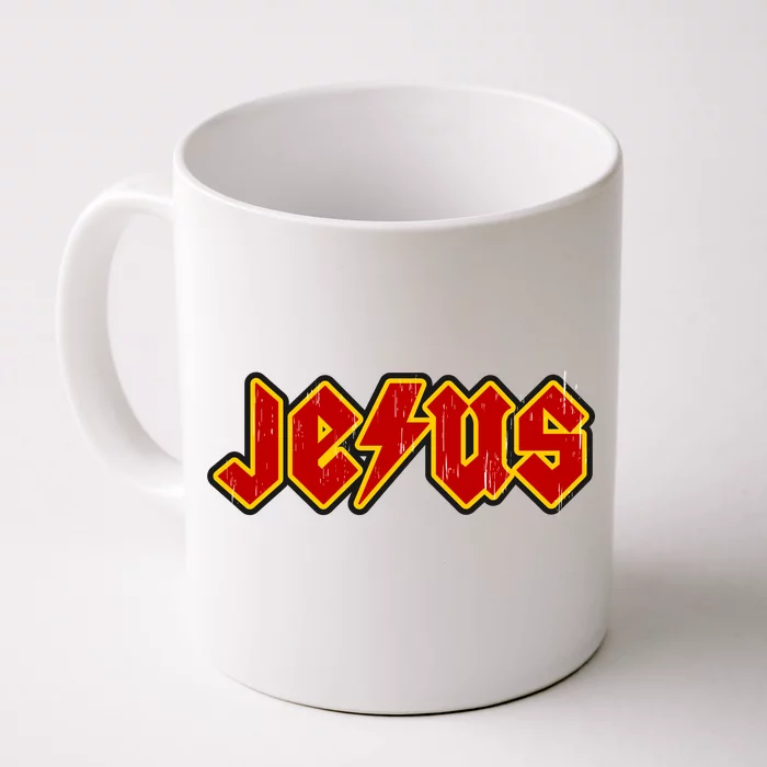 Jesus Rocks Logo Front & Back Coffee Mug