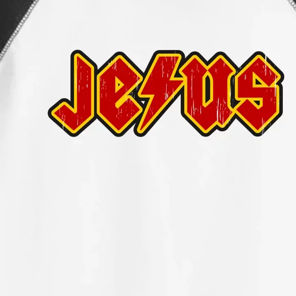 Jesus Rocks Logo Toddler Fine Jersey T-Shirt