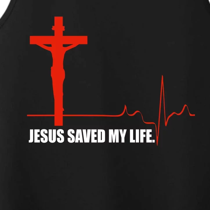 Jesus Saved My Life Performance Tank