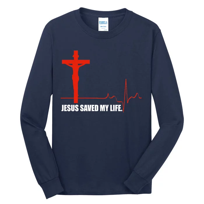 Jesus Saved My Life Tall Long Sleeve T-Shirt