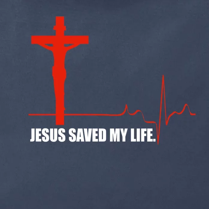 Jesus Saved My Life Zip Tote Bag