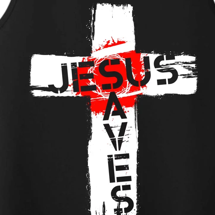 Jesus Saves Performance Tank