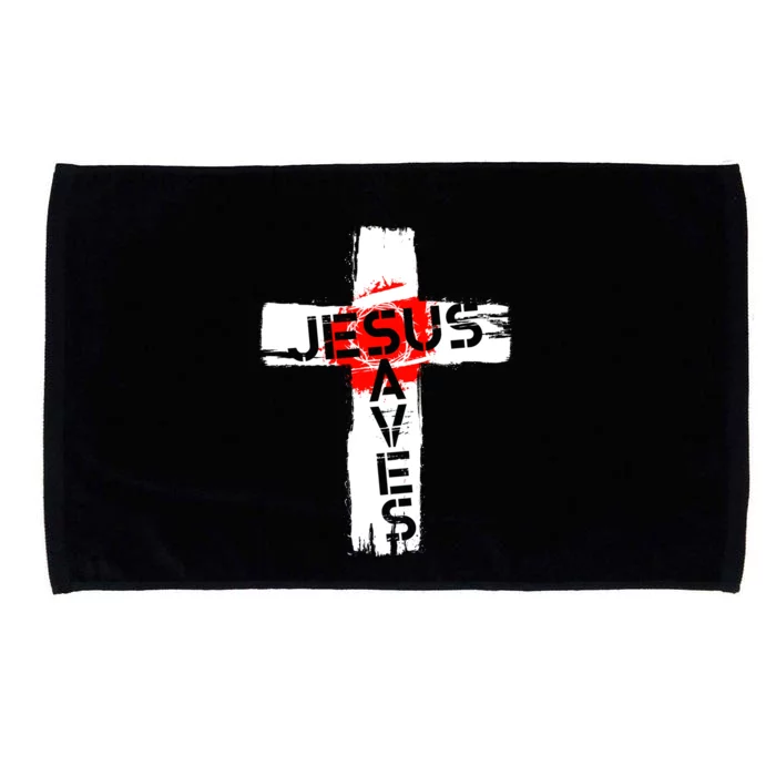 Jesus Saves Microfiber Hand Towel