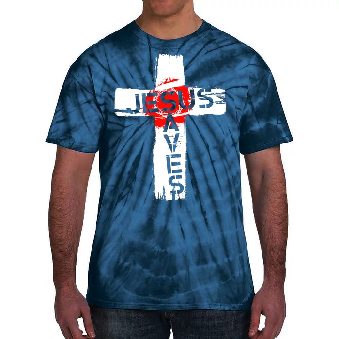 Jesus Saves Tie-Dye T-Shirt