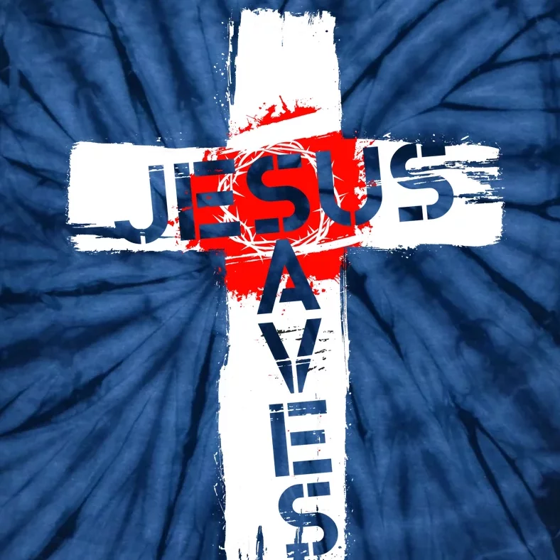 Jesus Saves Tie-Dye T-Shirt