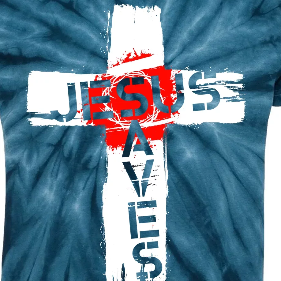 Jesus Saves Kids Tie-Dye T-Shirt