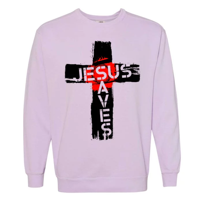 Jesus Saves Garment-Dyed Sweatshirt