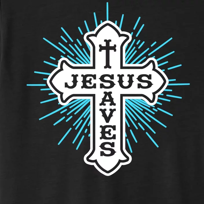 Jesus Saves Cross ChromaSoft Performance T-Shirt