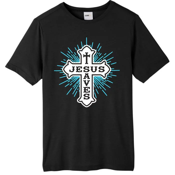 Jesus Saves Cross ChromaSoft Performance T-Shirt