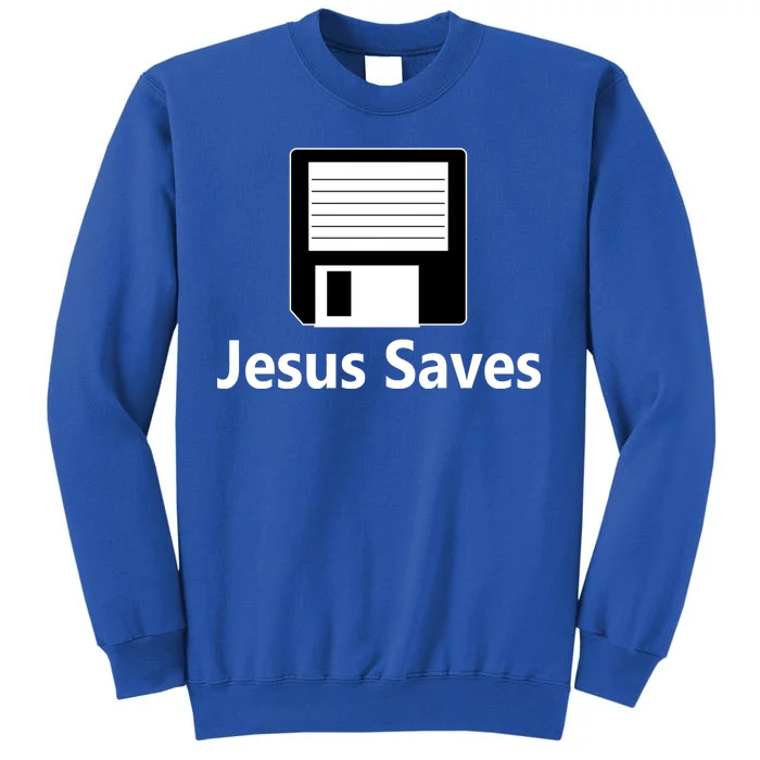 Jesus Saves Floppy Disk Sweatshirt