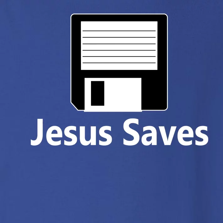 Jesus Saves Floppy Disk Toddler Long Sleeve Shirt