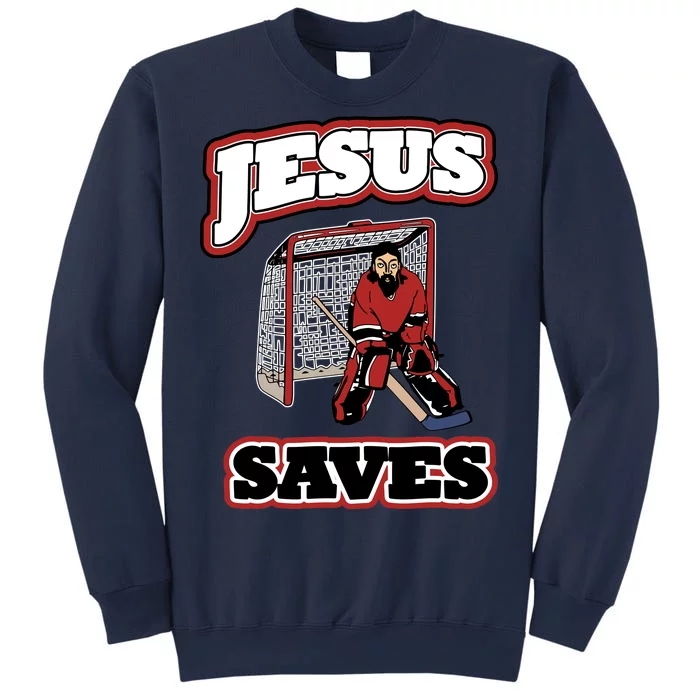 Jesus Saves Hockey Goalie Sweatshirt