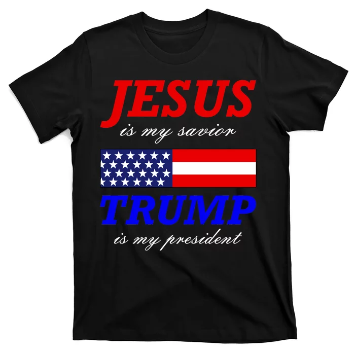 Jesus Savior Trump President T-Shirt