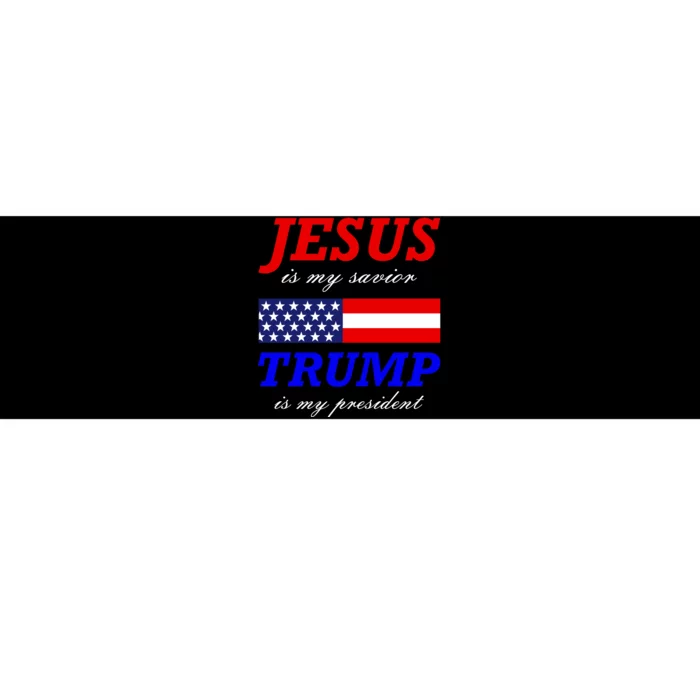 Jesus Savior Trump President Bumper Sticker