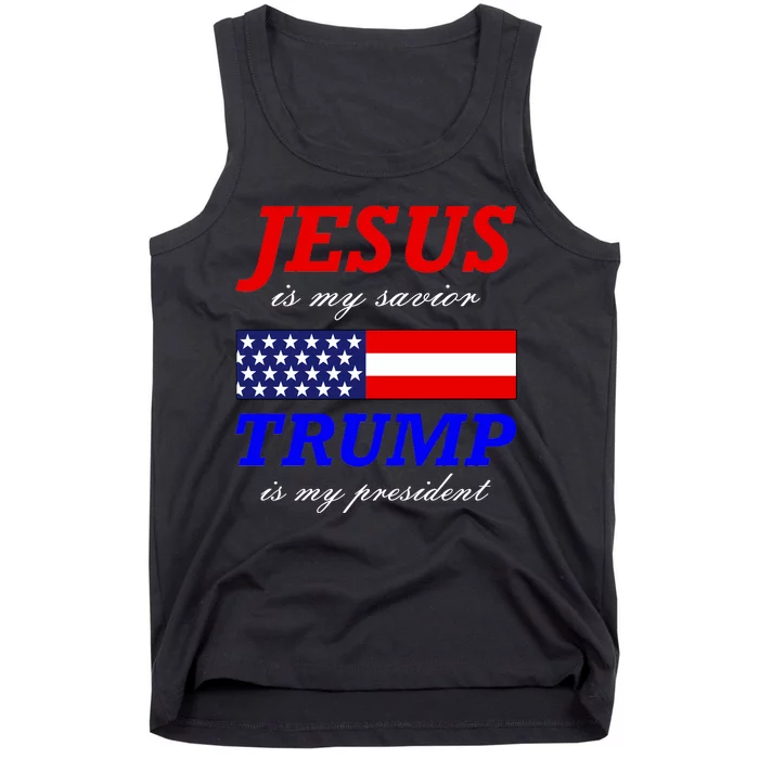 Jesus Savior Trump President Tank Top