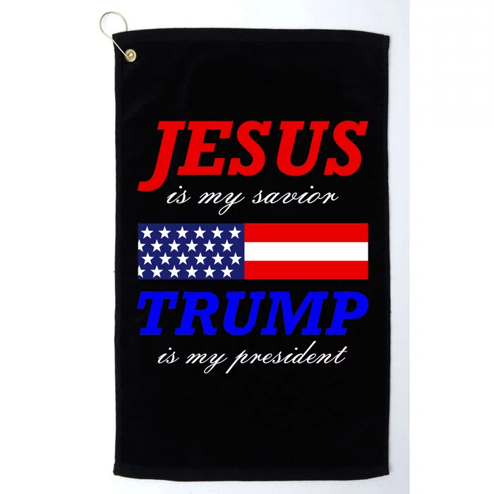 Jesus Savior Trump President Platinum Collection Golf Towel