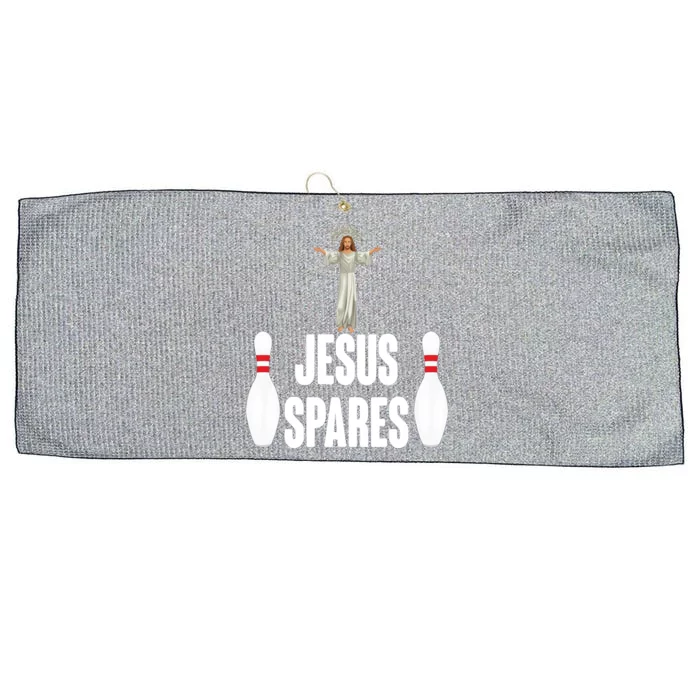 Jesus Spares Large Microfiber Waffle Golf Towel