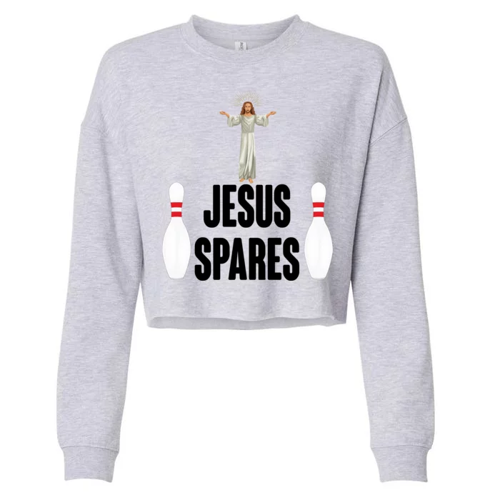 Jesus Spares Cropped Pullover Crew