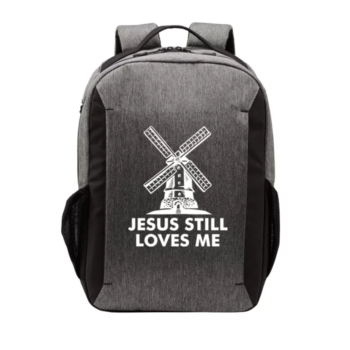 Jesus Still Loves Me Windmill Vector Backpack