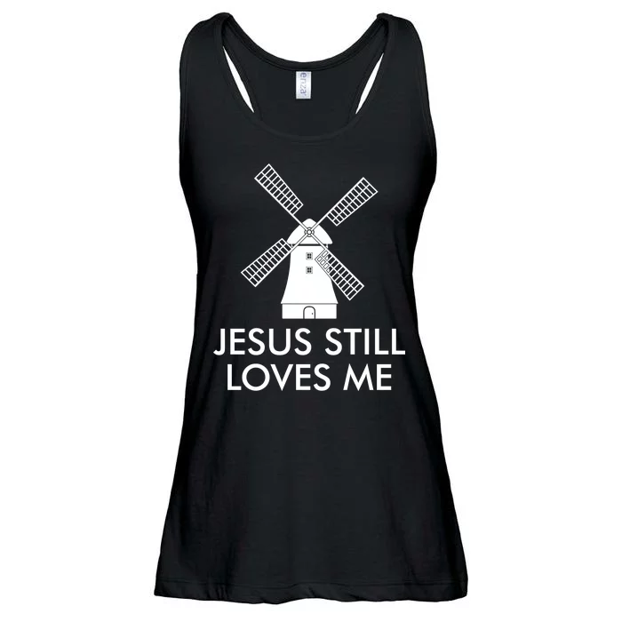 Jesus Still Loves Me Windmill Christian Ladies Essential Flowy Tank