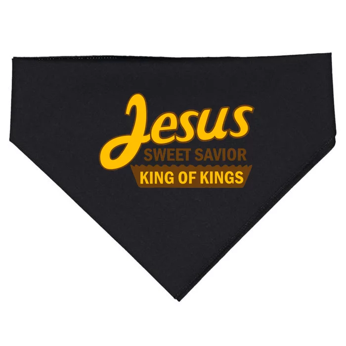 Jesus Sweet Savior King of Kings USA-Made Doggie Bandana