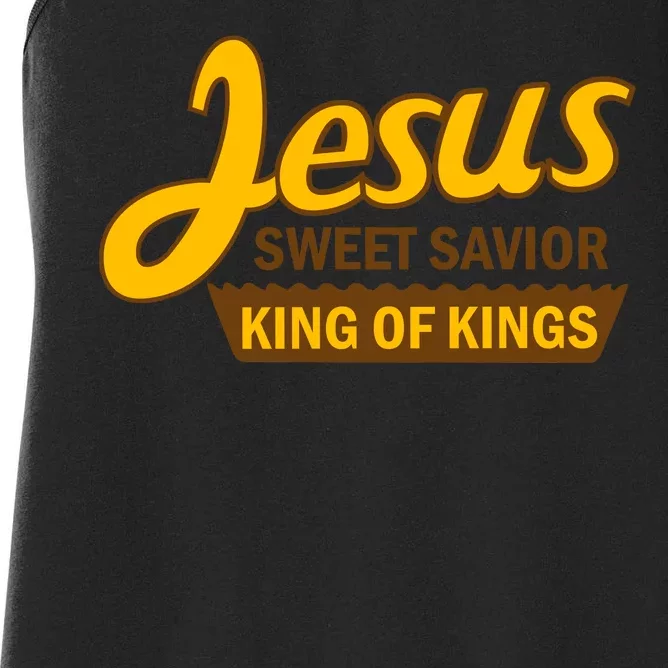 Jesus Sweet Savior King of Kings Women's Racerback Tank