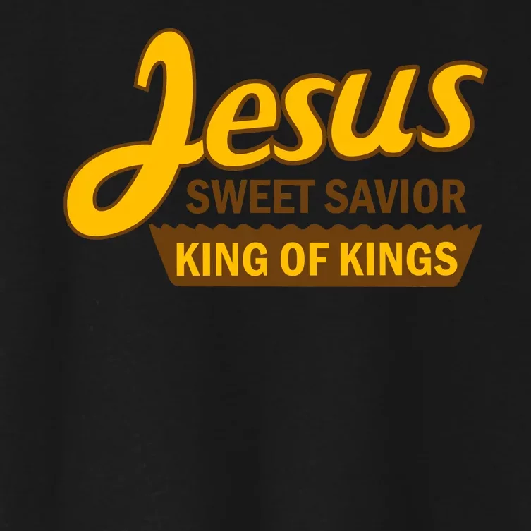 Jesus Sweet Savior King of Kings Women's Crop Top Tee