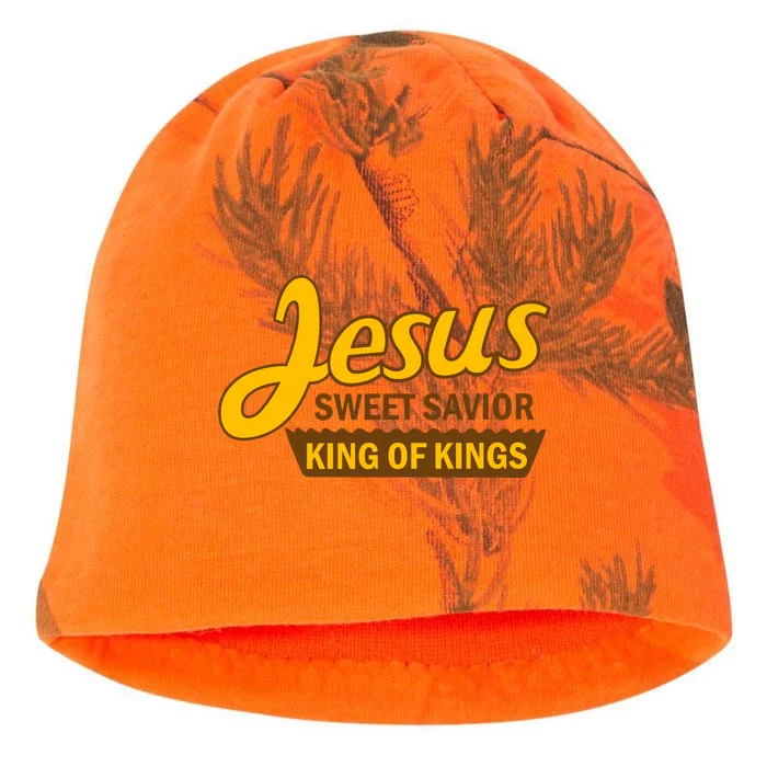 Jesus Sweet Savior King of Kings Kati - Camo Knit Beanie