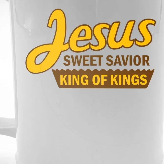 Jesus Sweet Savior King of Kings Front & Back Beer Stein