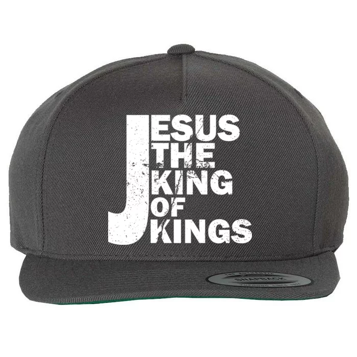 Jesus The Kings of Kings Wool Snapback Cap