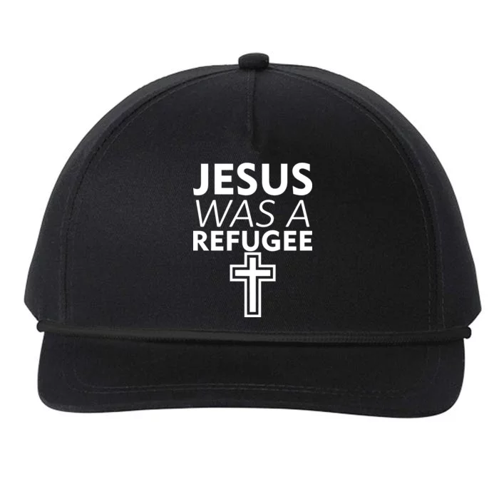 Jesus Was A Refugee Anti Travel Ban Welcome Refugees Snapback Five-Panel Rope Hat