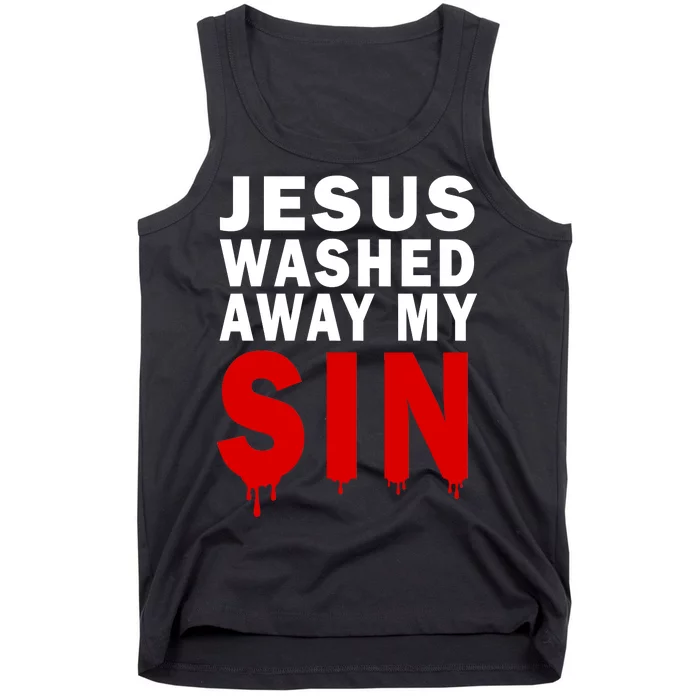 Jesus Washed Away My Sin Tank Top