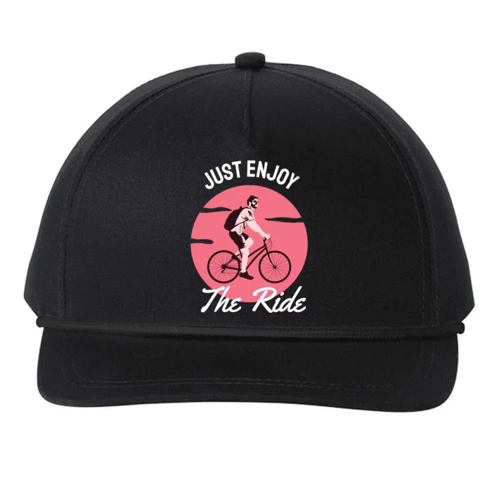 Just Enjoy The Ride Snapback Five-Panel Rope Hat