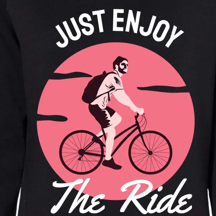 Just Enjoy The Ride Womens California Wash Sweatshirt