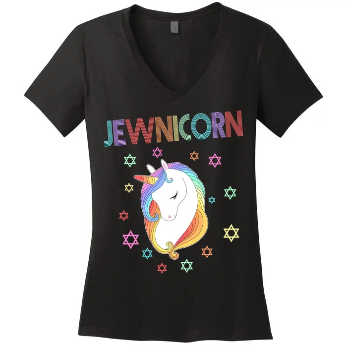 Jewnicorn Women's V-Neck T-Shirt