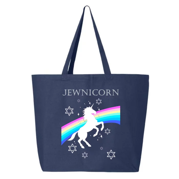 Jewnicorn Funny Hanukkah Unicorn 25L Jumbo Tote