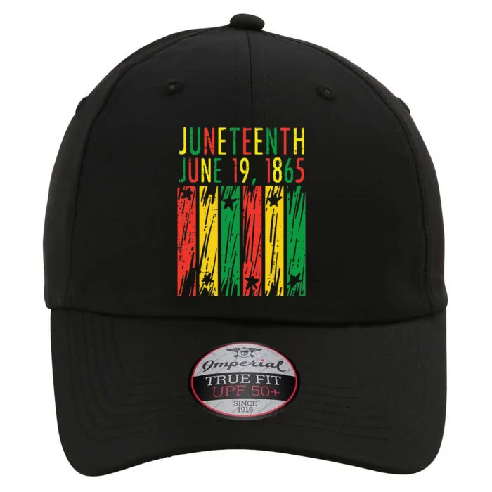 Juneteenth Flag 1865 June 19th Black African Pride The Original Performance Cap