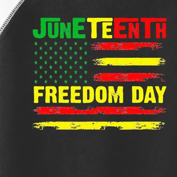 Juneteenth Flag 1865 Black Pride African American History Toddler Fine Jersey T-Shirt