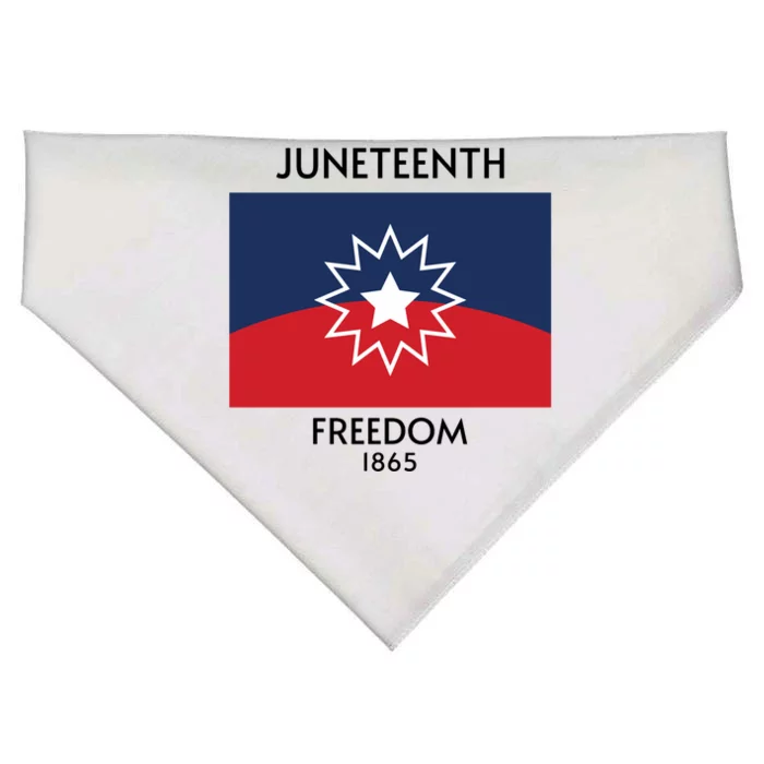 Juneteenth Freedom 1865 Celebration Black History USA-Made Doggie Bandana