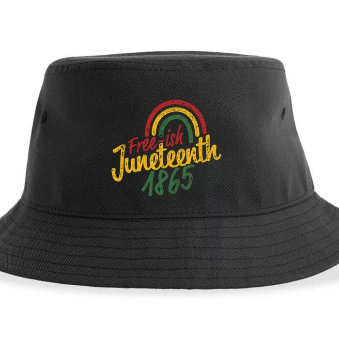 Juneteenth  Freeish 1865 Juneteenth Sustainable Bucket Hat