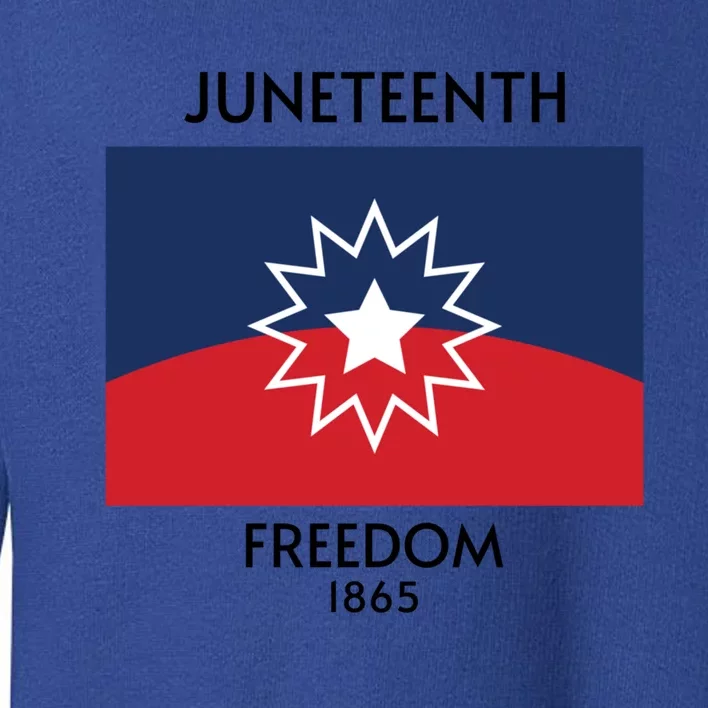 Junenth Freedom 1865 Celebration Black History Great Gift Toddler Sweatshirt