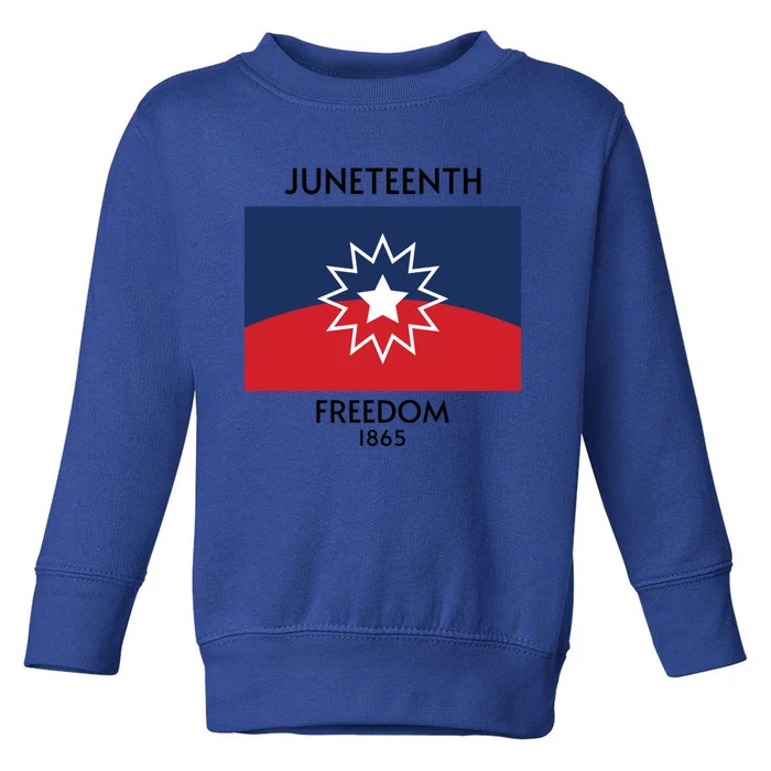 Junenth Freedom 1865 Celebration Black History Great Gift Toddler Sweatshirt