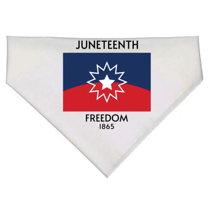 Junenth Freedom 1865 Celebration Black History Great Gift USA-Made Doggie Bandana