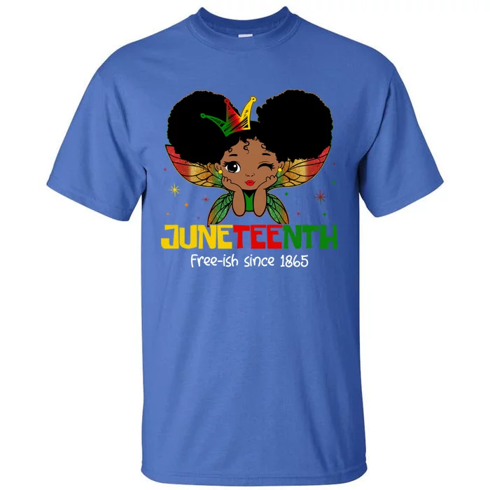 Juneteenth Freeish 1865 Black Freedom Queen Bhm Gift Tall T-Shirt