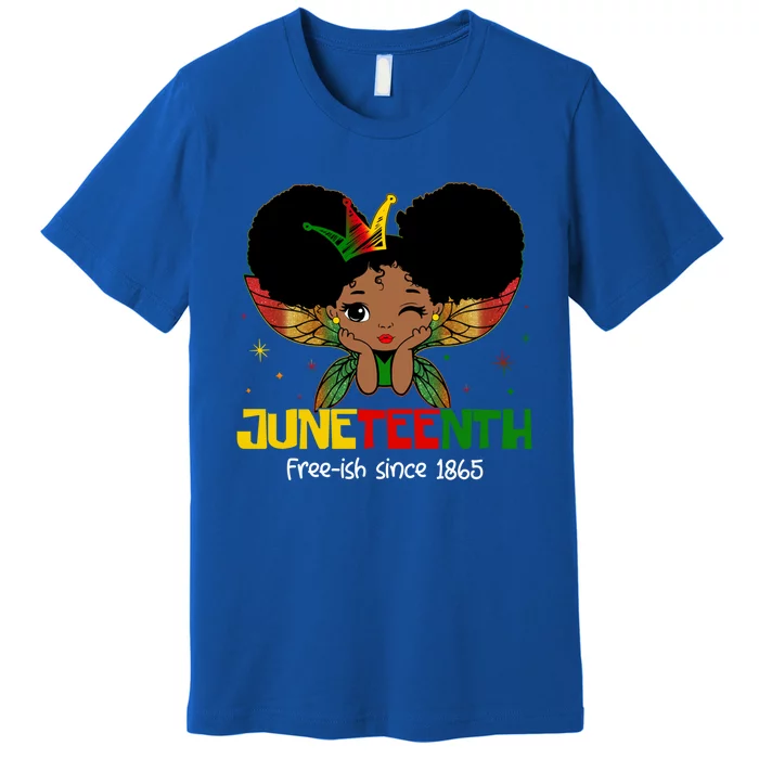 Juneteenth Freeish 1865 Black Freedom Queen Bhm Gift Premium T-Shirt