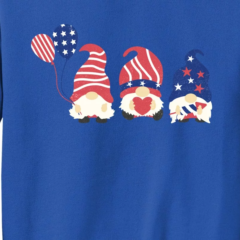 July Fourth 4th Of July Gnome Fireworks Funny Cool Gift Sweatshirt