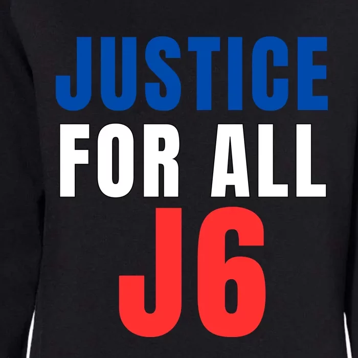 Justice For All J6, Red White And Blue, First Amendment, Freedom Womens California Wash Sweatshirt