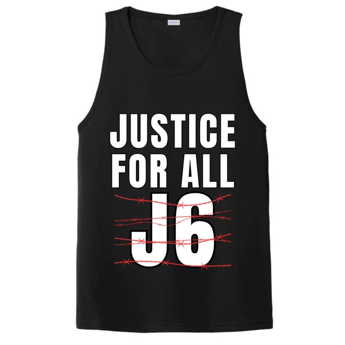 Justice For All J6, First Amendment, J6, Freedom Performance Tank